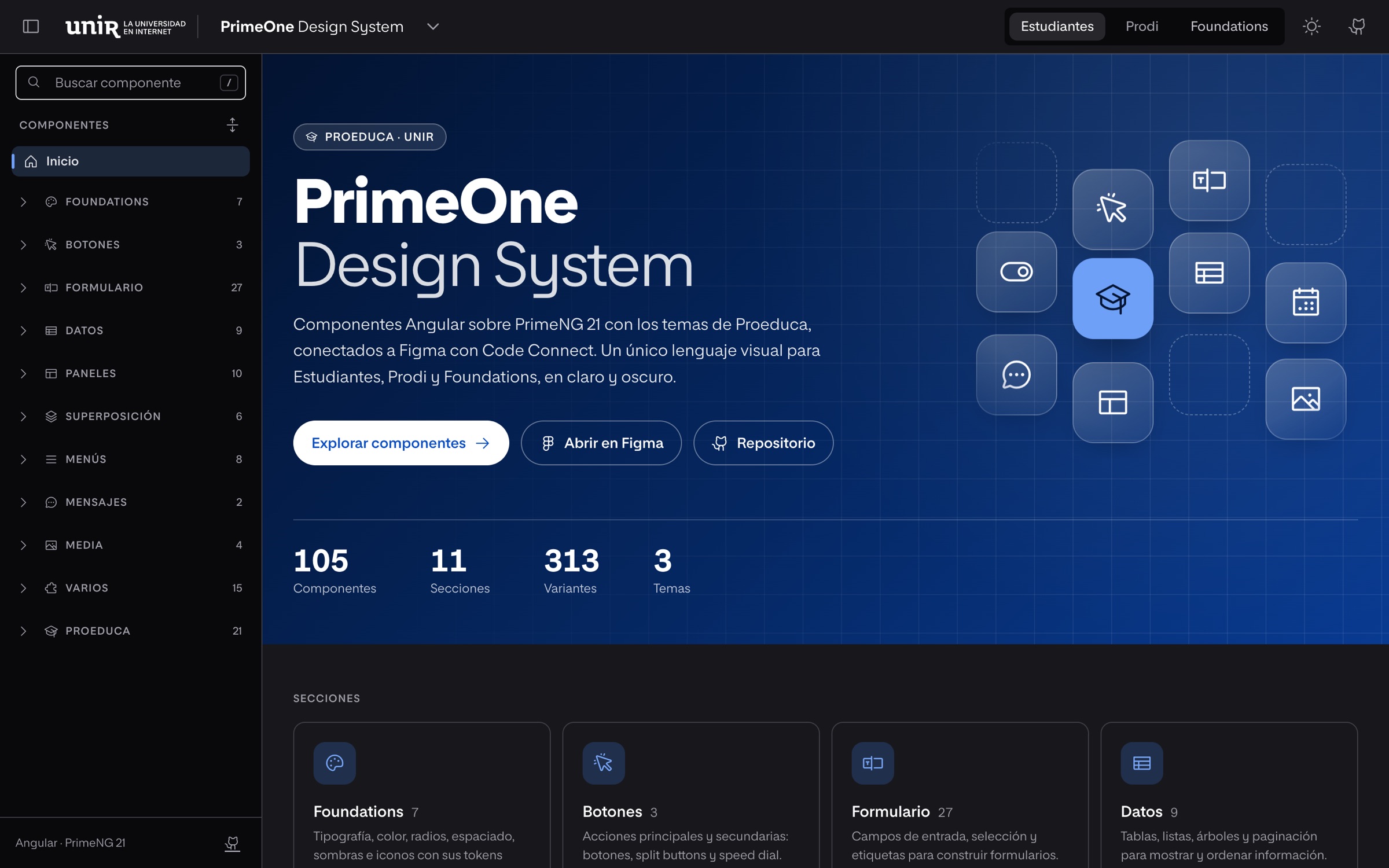 UNIR Design Systems, Design System · 2026